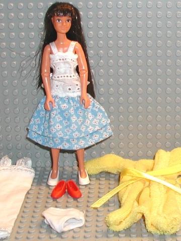 Scala Doll (Andrea with Clothes, Dress Blue)