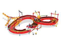 K'NEX Mario Kart Building Set 迪迪金刚 玛丽奥 Mario and Diddy Kong Fire Challenge-资料图