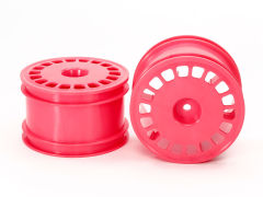 RC部件（特別企画） LARGE DISH WHEELS (REAR, 62/35) (PINK)