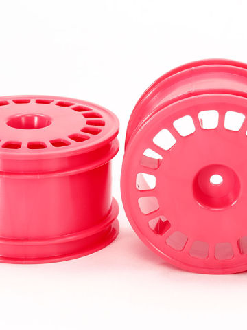 RC部件（特別企画） LARGE DISH WHEELS (REAR, 62/35) (PINK)