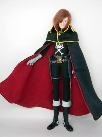 哈洛克船长 C.D.S Leiji no. 26 DX Space Pirate Captain Harlock 1980tv ver. "Galaxy Express 999" Pirate of Time Castle Ver.