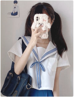 绀三本水手服套装-资料图