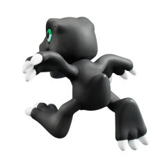 DigiColle 亚古兽 Black-资料图