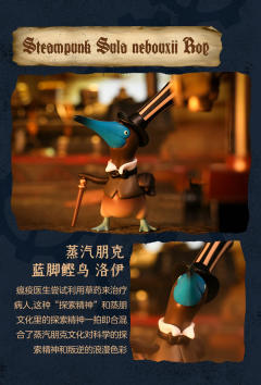 蒸汽朋克蓝脚鲣鸟洛伊-资料图