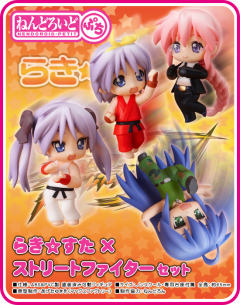 Nendoroid Petit 泉此方 Lucky Star Street Fighter IV Cosplay-资料图