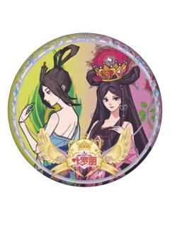 孔雀＆罗丽-简动文创角色系列马口铁徽章第1弹