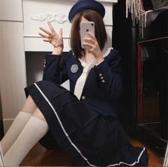 胶印徽章绀色西服-资料图