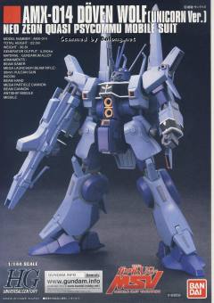 HGUC AMX-014 飙狼 独角兽 Ver.-资料图