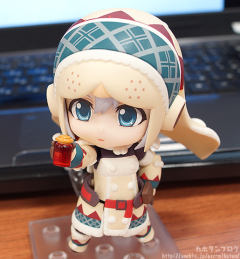 粘土人 #376 猎人 オトモアイルー Urku Armor ver.-资料图