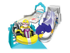 K'NEX Mario Kart Building Set 乌贼 企鹅 瓦里奥 Wario Penguin Jump-资料图