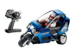 电动RC汽车(特別企画) 1/8 SCALE R/C VEHICLE STAR UNIT TRIPLE WHEEL DANCING RIDER (ASSEMBLED) (T3-01 CHASSIS) METALLIC BLUE BODY