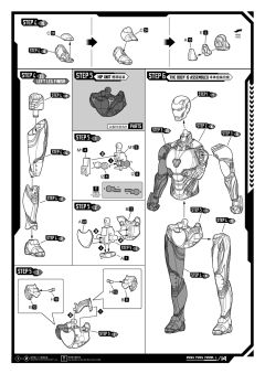 复仇者联盟1/9拼装系列 钢铁侠MK50 豪华版-资料图