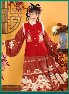 拜年服冬款兔年-资料图