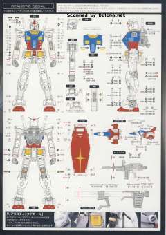 RG RX-78-2 元祖高达 透明色-资料图