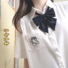 刺绣开衫衬衣-资料图