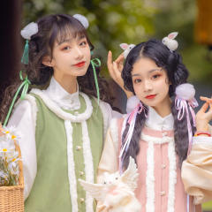 兔子毛球流苏