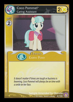 Coco Pommel, Caring Assistant