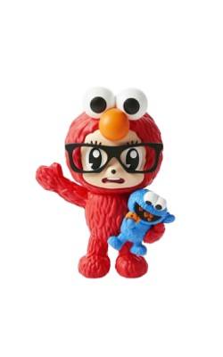 Elmo 鼠小小搪胶公仔