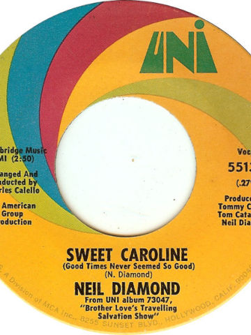 Sweet Caroline (Good Times Never Seemed So Good)