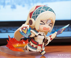 粘土人 #376 猎人 オトモアイルー Urku Armor ver.-资料图