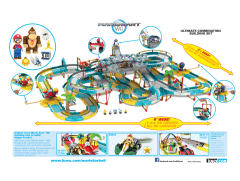 K'NEX Mario Kart Building Set 森喜刚 乌贼 害羞小子 玛丽奥 企鹅 Ultimate Combination-资料图