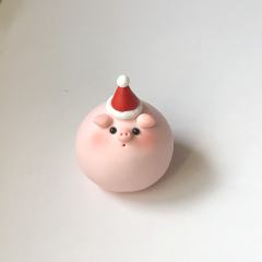 HuHu猪大眼圣诞帽款