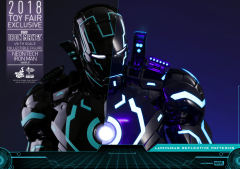1:6比例合金珍藏人偶 钢铁侠 Mark IV 创战光速蓝-资料图