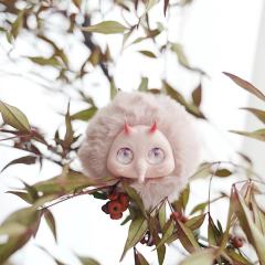 仔仔象挂件-粉橘色-资料图