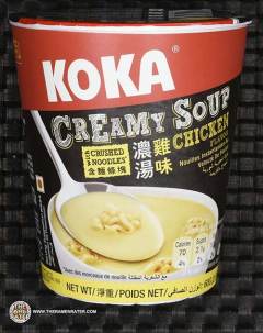 Creamy Soup With Crushed Noodles Chicken Flavor