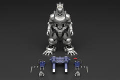 Aoshima Character Kit Selection 机械哥斯拉 MFS-3 Type-3 Kiryu-资料图