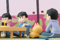 超能猫 松野轻松 松野一松 松野十四松 松野空松 松野椴松 松野椴松 Chabudai Shuugou! Set-资料图