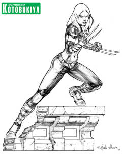 Fine Art Statue 劳拉·金尼 X-Force-资料图