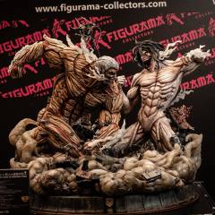 Elite Exclusive Statue 铠之巨人 三笠·阿克曼 巨人 -资料图