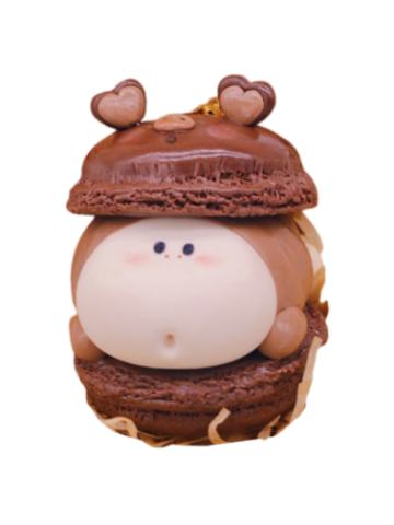 巧克力猪猪马卡龙