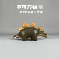 剑龙招财搞怪皮质公仔-小号