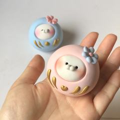 春日限定达摩花花-粉色大眼-资料图