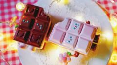 巧克力饼-粉色-资料图