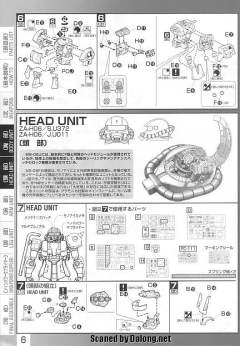 MG MS-06F 扎古Ⅱ MS-06J 陆战型扎古Ⅱ Ver.一年战争-资料图