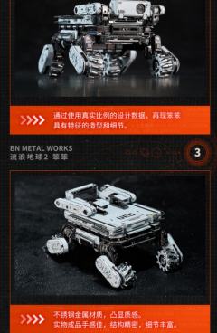 BNMW 笨笨 特别金属版 金属拼装模型-资料图