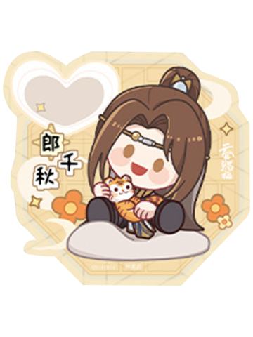 郎千秋-潮玩星球主题店点餐特典杯垫