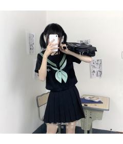 薄荷奶绿·水手服-资料图