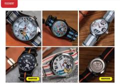 新品预售香港正版《老夫子》55周年纪念版 Old Master Q盲盒手表系列-资料图