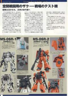 MG MS-06R-1 高机动型扎古Ⅱ MS-06R-1A 高机动型扎古Ⅱ MS-06R-2 高机动型扎古Ⅱ MS-06R-2P 试制高机动型扎古Ⅱ A Baoa Qu Defense Squadron-资料图