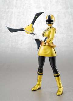 SHF 真剑黄 Metallic Coating Deluxe Action Figure Set-资料图