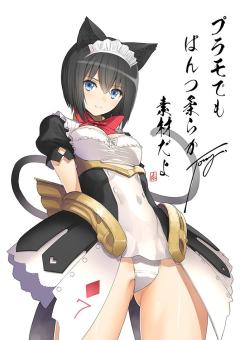 Plamax 猫女仆人形-资料图