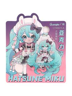 初音未来A(亮闪灯光)-甜意童话系列亚克力夹