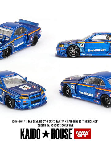 NISSAN SKYLINE GT-R (R34) TAMIYA X KAIDOHOUSE “THE HORNET” BLKLTD