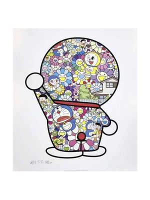 哆啦A梦×村上隆版画