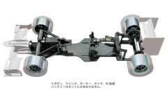 RC限定系列
 HIGH PERFORMANCE RACING CAR F104 Ver.Ⅱ PRO CHASSIS KIT BLACK SPECIAL