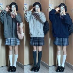 三色卫衣